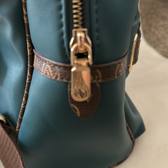 Adrienne Vittadini Small Vegan Leather Backpack - Picture 4 of 8